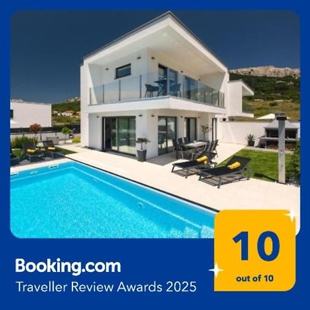Villa Supernus With Heated Pool Башка Экстерьер фото